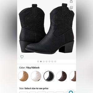 Never worn cowboy boots!